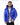 giubbino bomber  blu royal  lucido